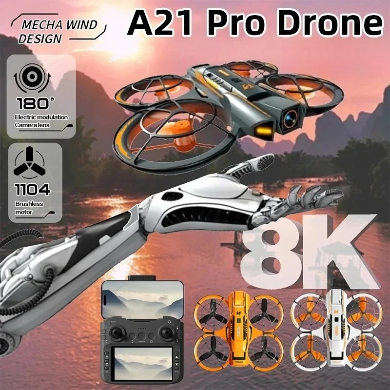 Drone Surveying - 오리지널 A21 프로 드론 4K 프로페셔널