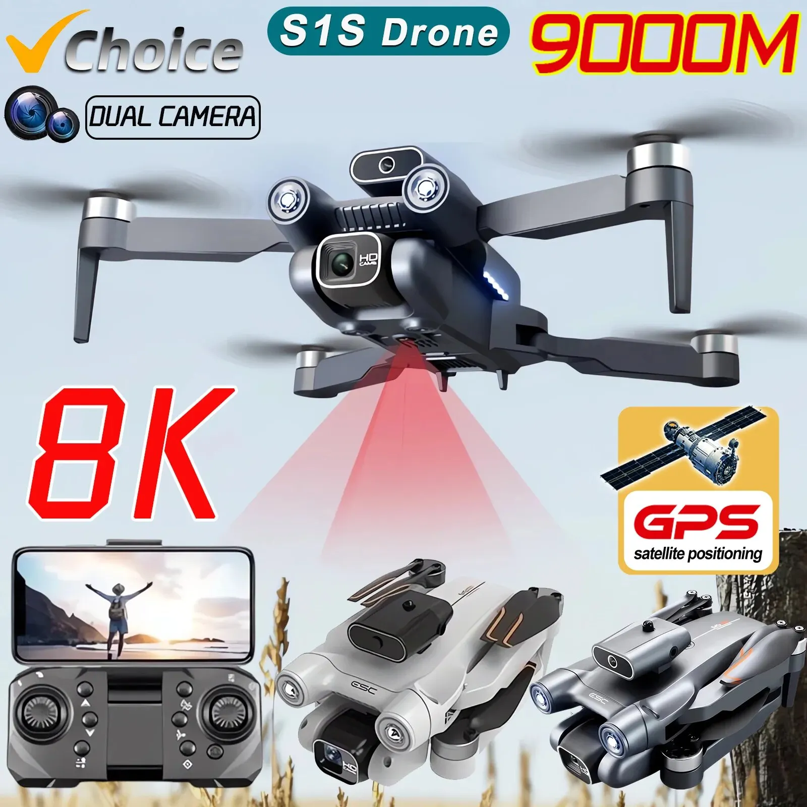 Drone Surveying - 전문 브러시리스 모터 드론 카메라, 장애물