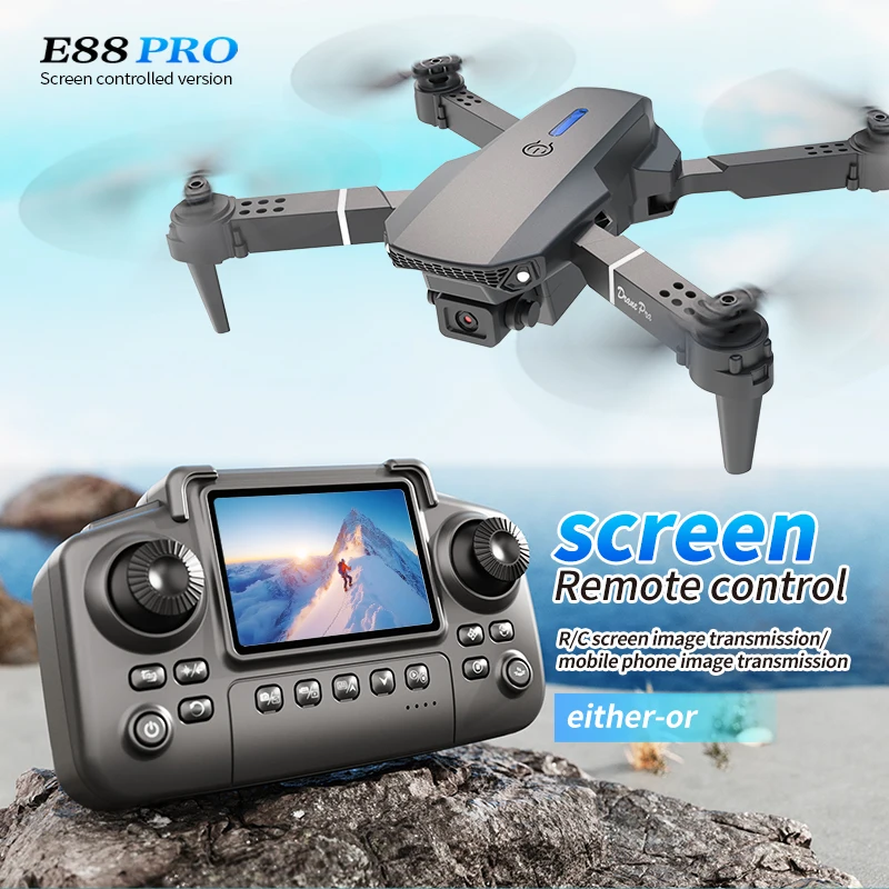 Drone Surveying - 전문 E88 프로 드론 스크린 8K