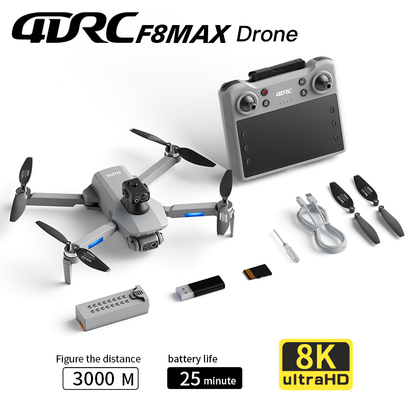 Drone Surveying - F8 MAX GPS 드론 전문가용 8K