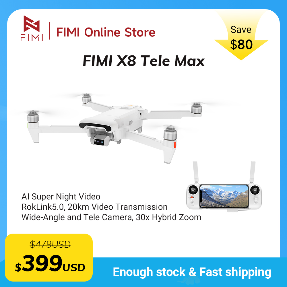 Drone Thermal Imaging - FIMI X8 텔레 맥스 드론 4K