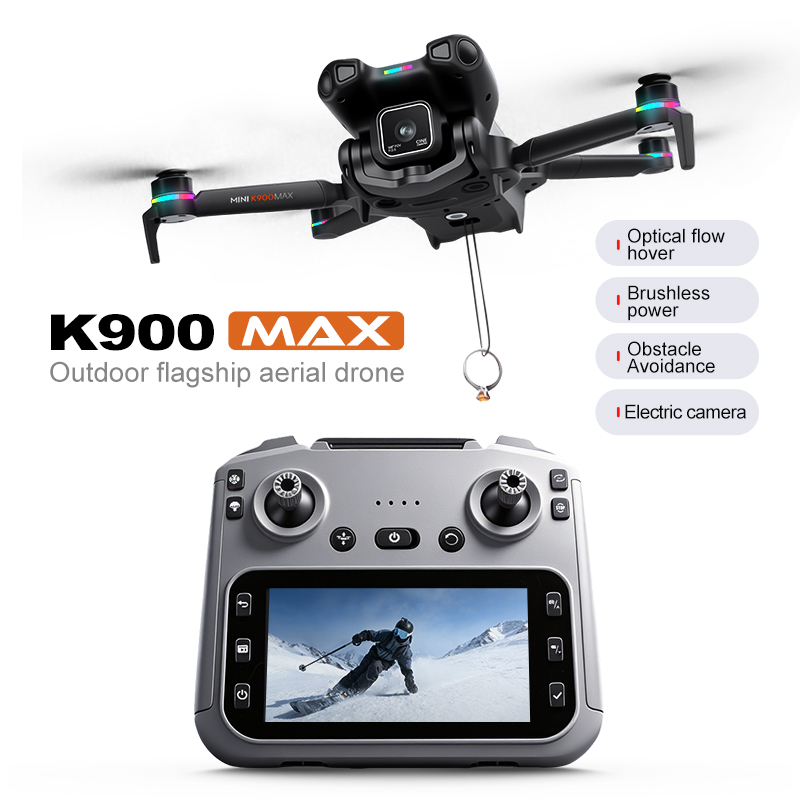 Drone Surveying - 새로운 K900 MAX GPS 드론 카메라