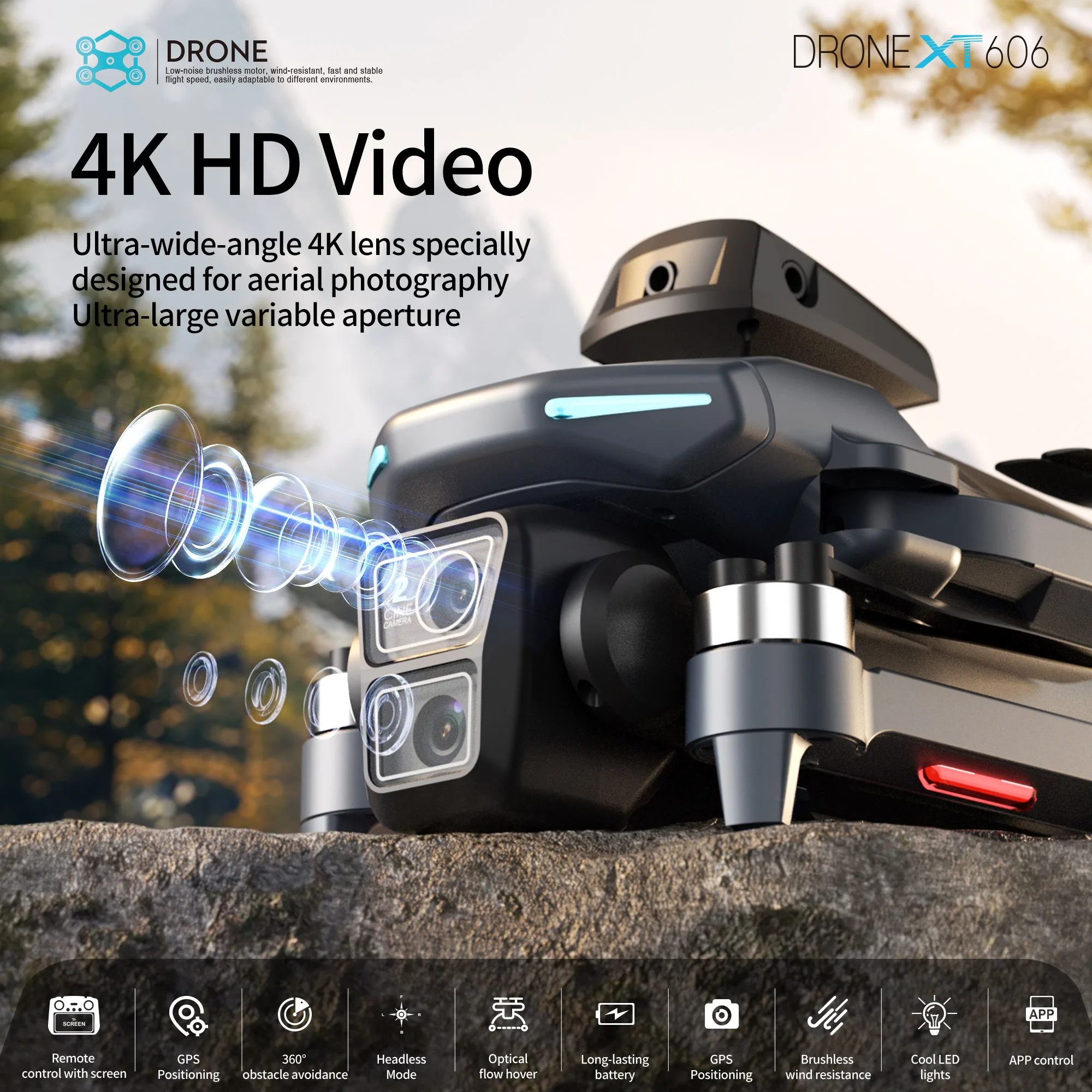 오리지널 XT606 드론 전문가용 8K HD 카메라 5 - Drone Surveying 리뷰 및 가격
