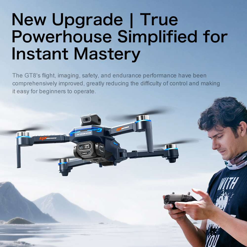 오리지널 GT8 드론 8K 전문가용 듀얼 카메라 GPS - Drone Surveying 리뷰 및 가격