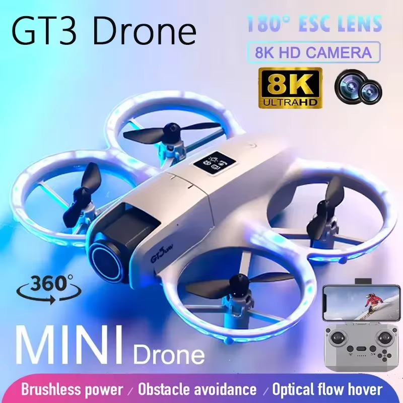 NEW GT3 미니 드론 8K HD 듀얼 카메라 항공  - Drone Thermal Imaging 리뷰 및 가격