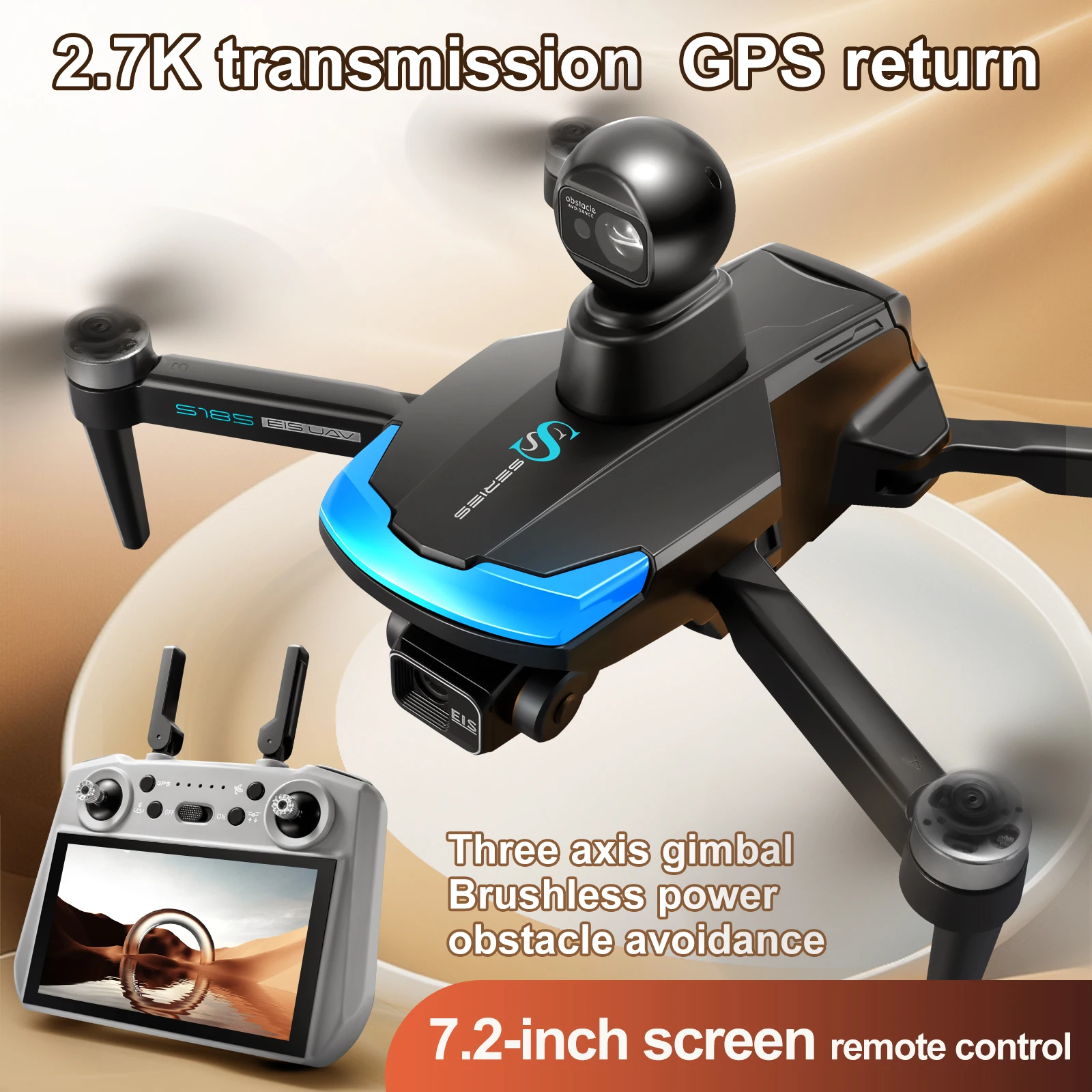S185 전문 드론 2.7K HD 듀얼 카메라 터치 스 - Drone Surveying 리뷰 및 가격