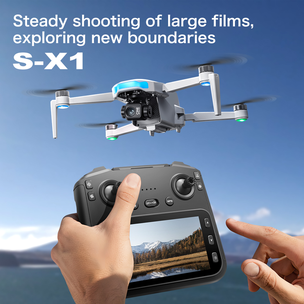 오리지널 S-X1 GPS 드론 8KHD 전문가용 카메라 - Drone Multispectral 리뷰 및 가격