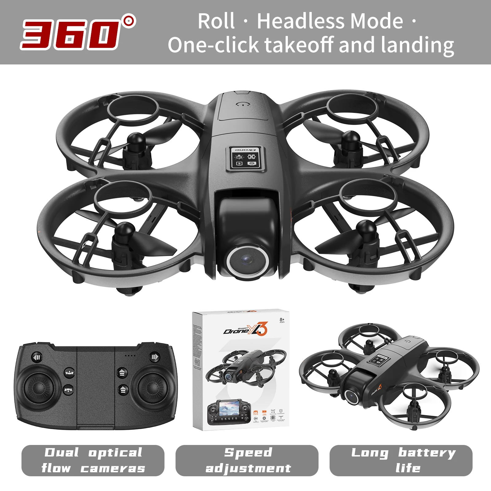 새로운 YL3 RC 드론 8K 1080P 광각 듀얼 H - Drone Surveying 리뷰 및 가격